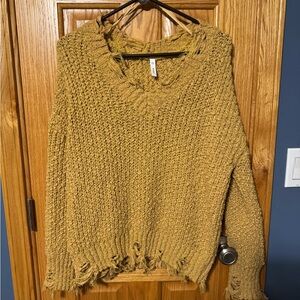Cozy Mustard Sweater